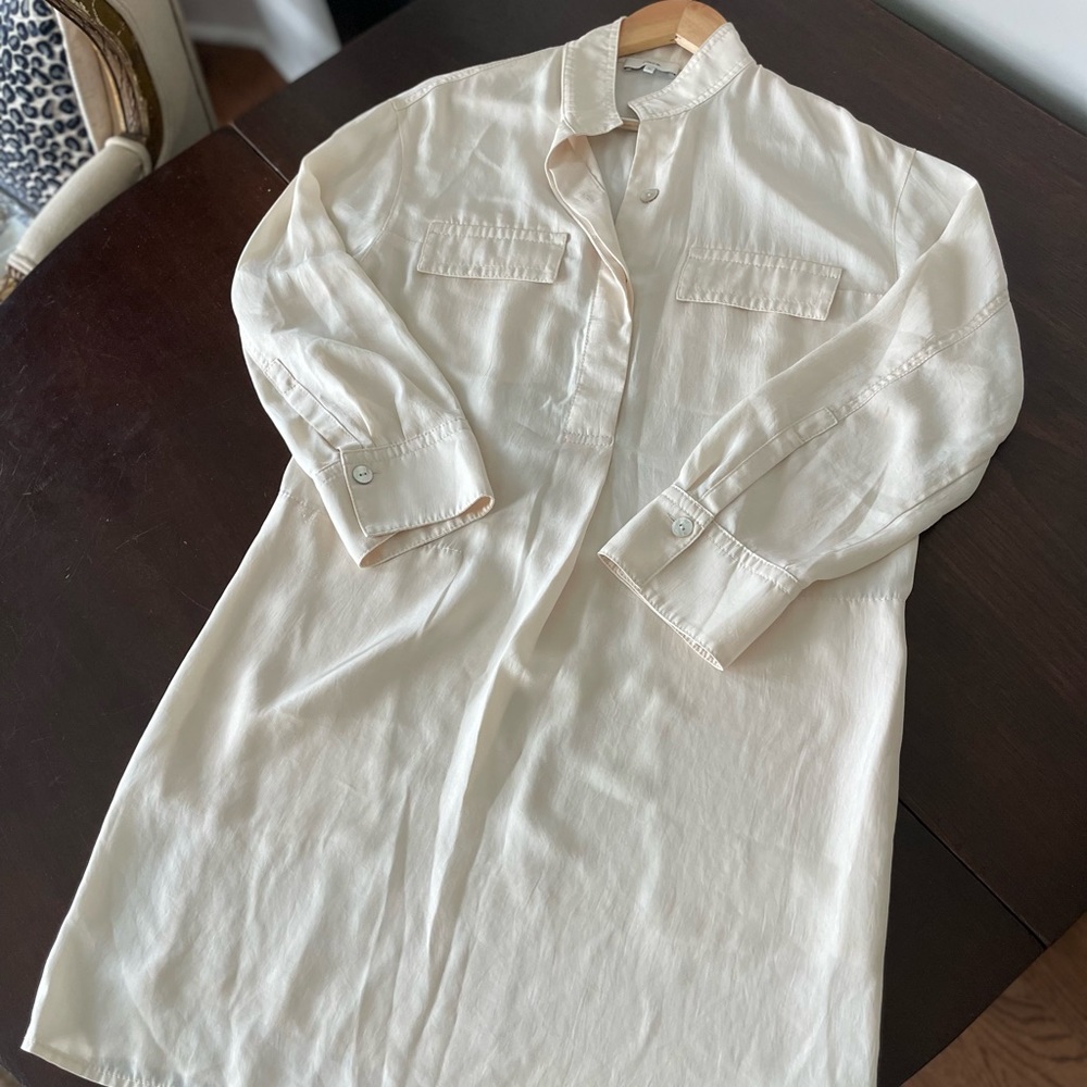 Vince shirt dress with mother of pearl buttons - Picture 12 of 14